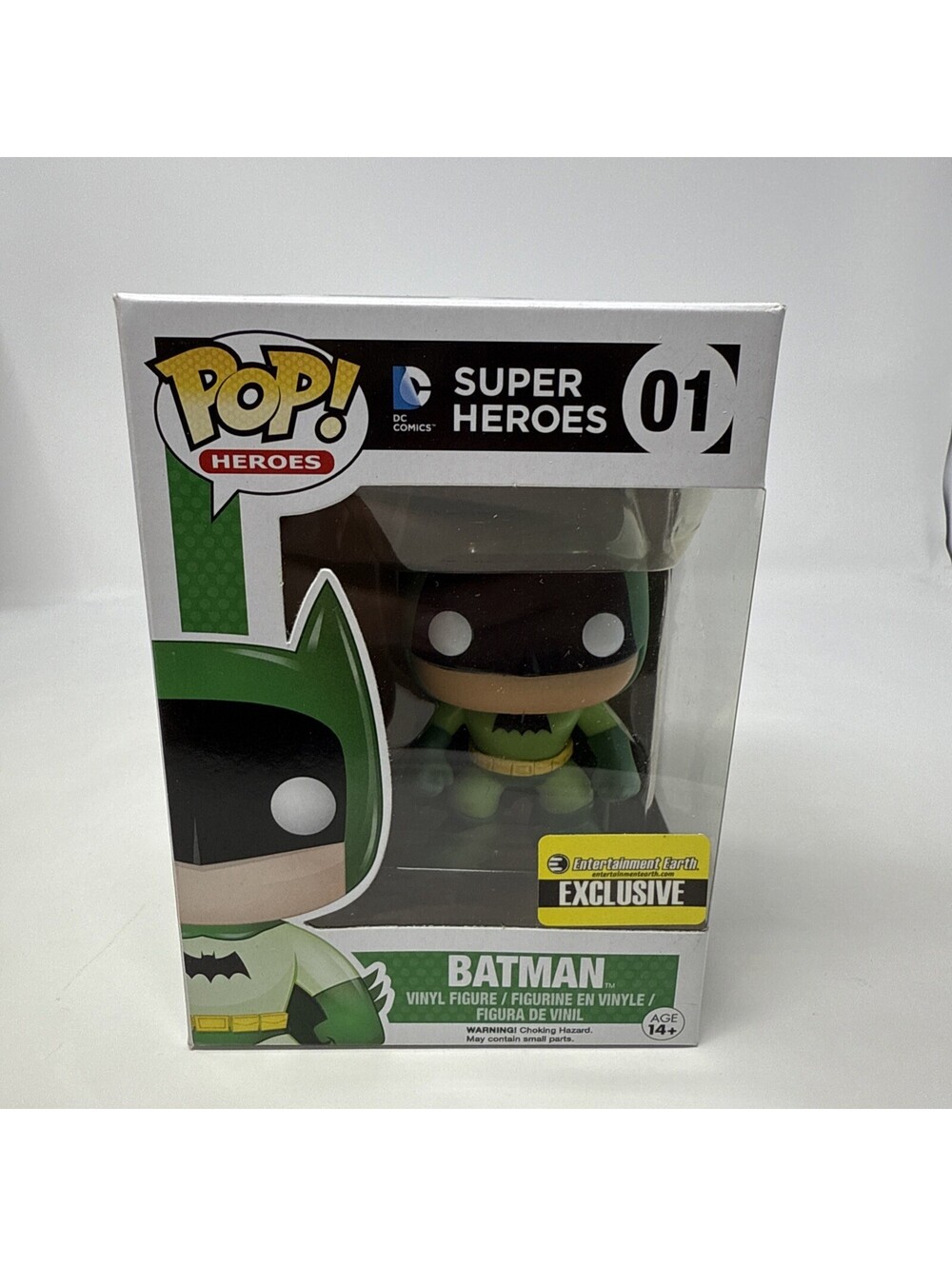 Funko Pop! DC Super Heroes Batman #01 Entertainment Earth Green Vinyl Figure